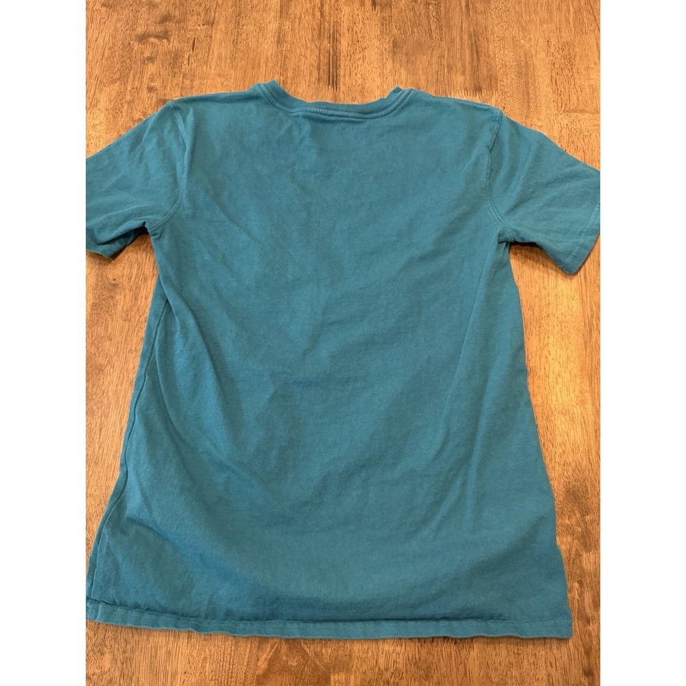 Carhartt Women's K87 Heavyweight Pocket T-Shirt XS Loose Fit Shaded Spruce Blue - Picture 6 of 6